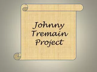 johnny tremain project