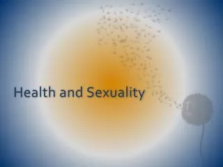 Health and Sexuality