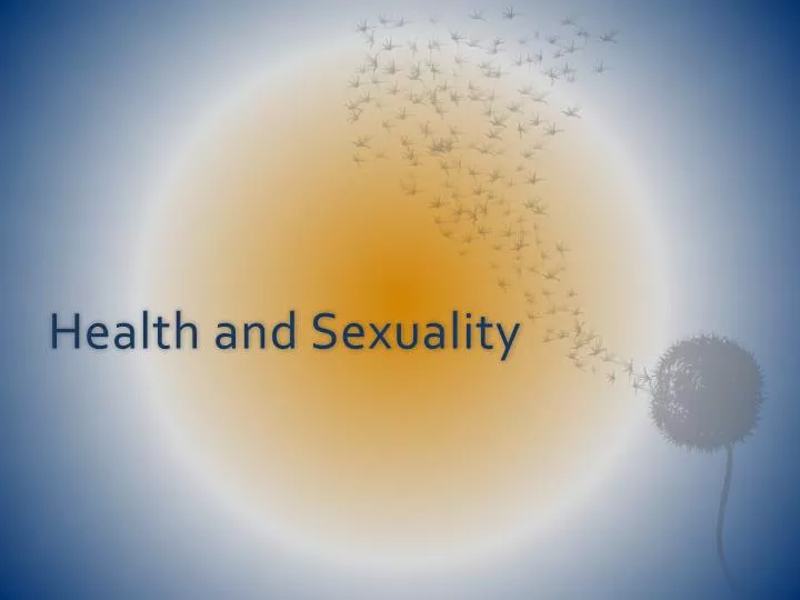 health and sexuality