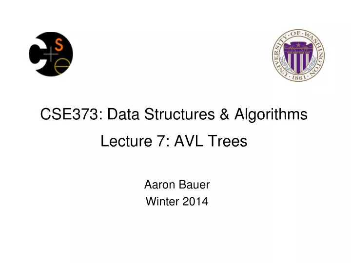 cse373 data structures algorithms lecture 7 avl trees