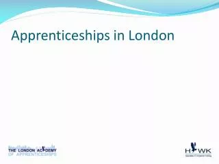 Apprenticeships in London