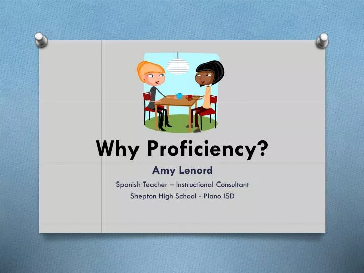 why proficiency