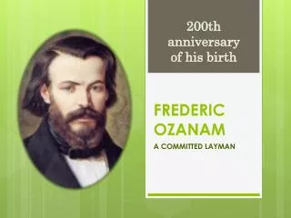 FREDERIC OZANAM