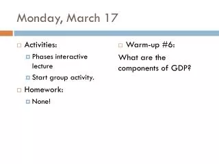 Monday, March 17