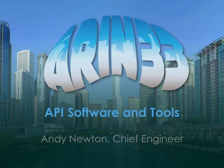 api software and tools