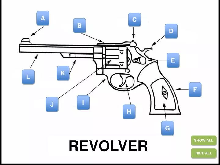double action revolver diagram