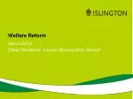 Welfare Reform - slide 1