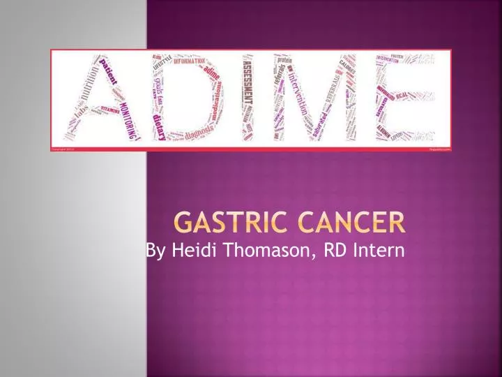 gastric cancer