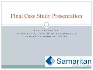 Final Case Study Presentation