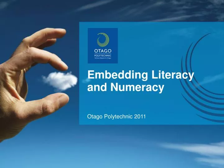 embedding literacy and numeracy