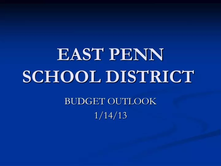 east penn school district