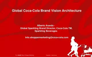 Global Coca-Cola Brand Vision Architecture