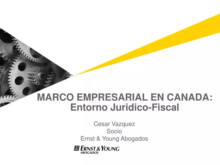 marco empresarial en canada entorno juridico fiscal
