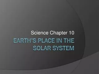 science chapter 10