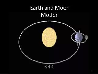 Earth and Moon Motion