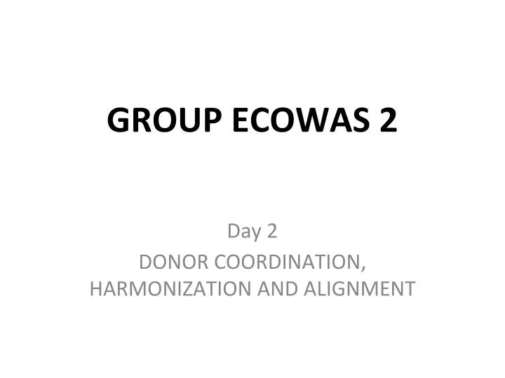 group ecowas 2