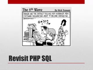 Revisit PHP SQL