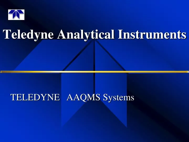 teledyne analytical instruments