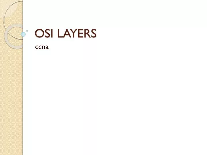 osi layers