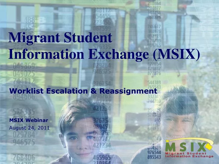 migrant student information exchange msix