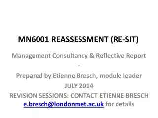 MN6001 REASSESSMENT (RE-SIT)