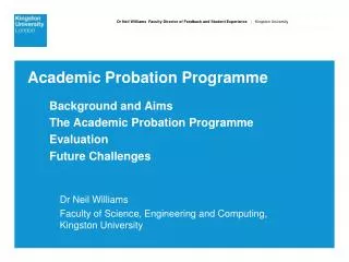 Academic Probation Programme