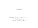 Quicksort - slide 1