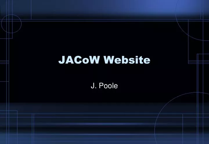 jacow website