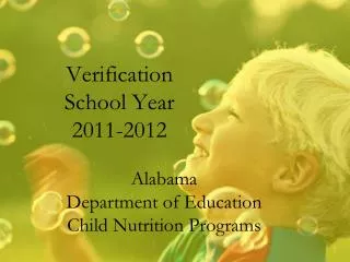 Verification School Year 2011-2012