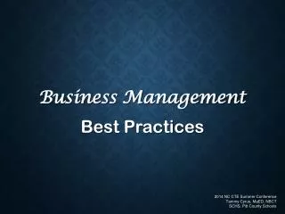 Business Management