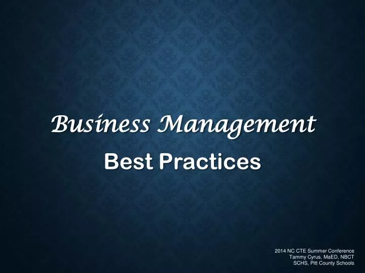 business management