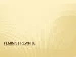 Feminist Rewrite - slide 1