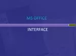 MS OFFICE - slide 1