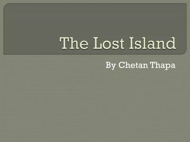 the lost island