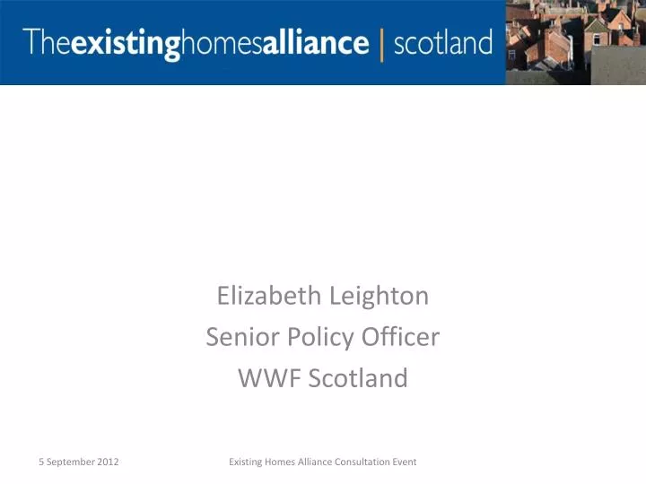 elizabeth leighton senior policy officer wwf scotland