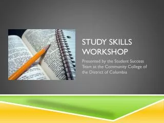 Study skills workshop