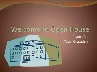 welcome to open house
