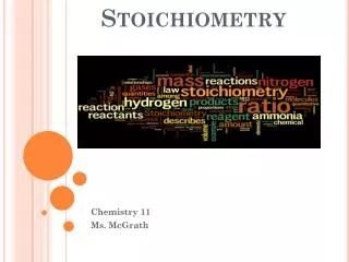 stoichiometry
