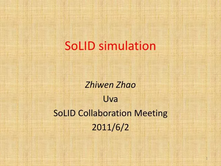 solid simulation