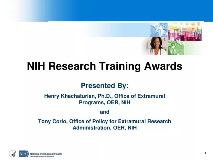 nih research training awards