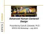 Advanced Human-Centered Design - slide 1