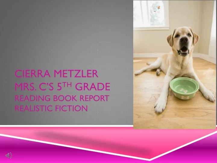 cierra metzler mrs c s 5 th grade reading book report realistic fiction