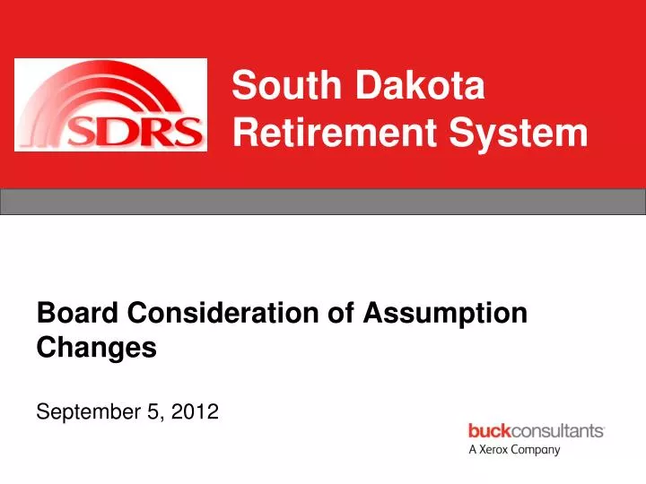 board consideration of assumption changes september 5 2012