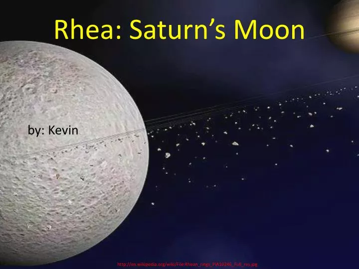 rhea saturn s moon