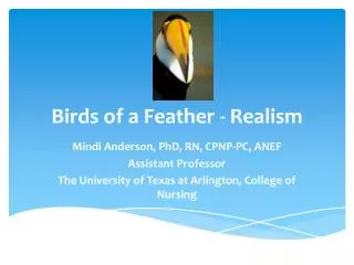 Birds of a Feather - Realism
