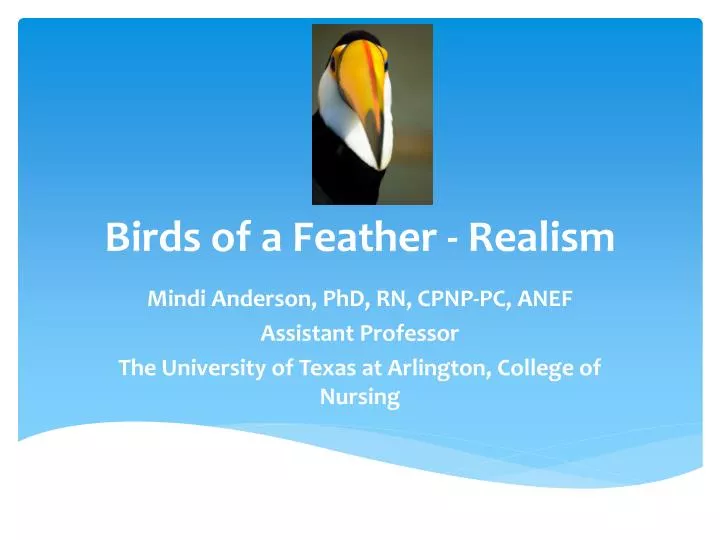birds of a feather realism