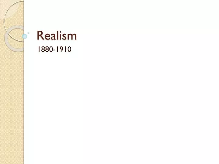 realism