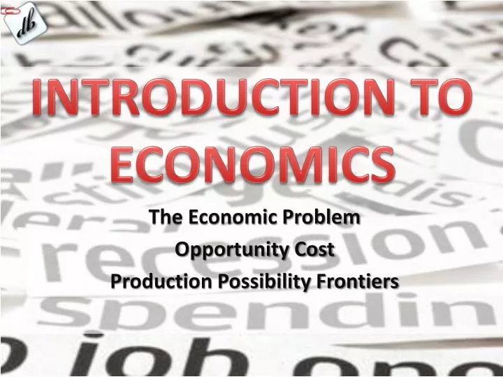 introduction to economics