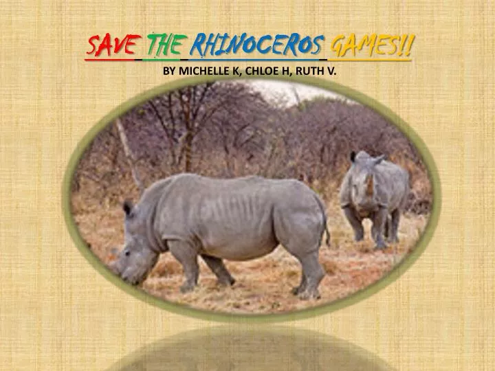 save the rhinoceros games