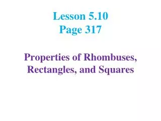 Lesson 5.10 Page 317
